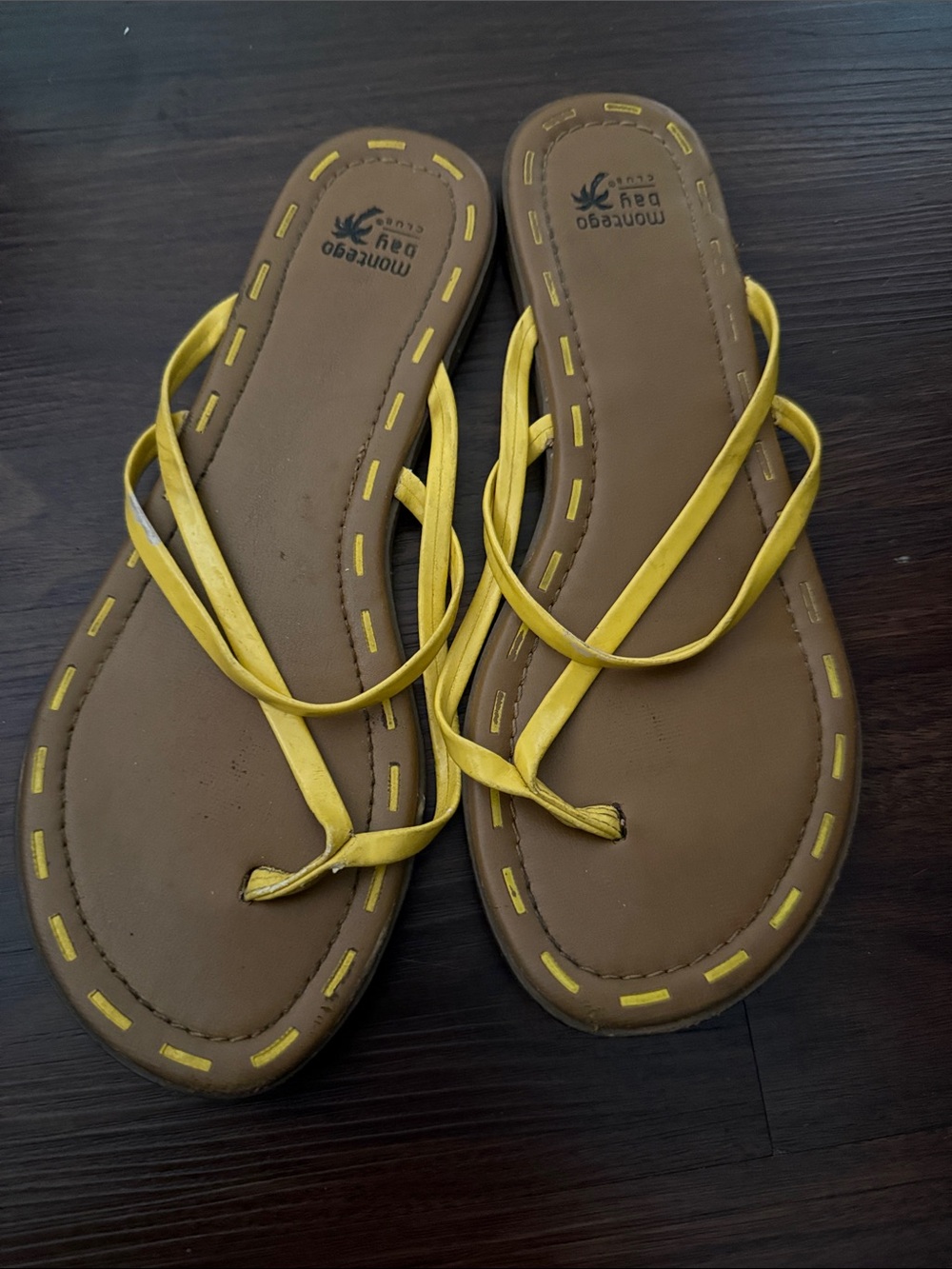 Montego Bay Club Yellow Strappy Women's Sandals
